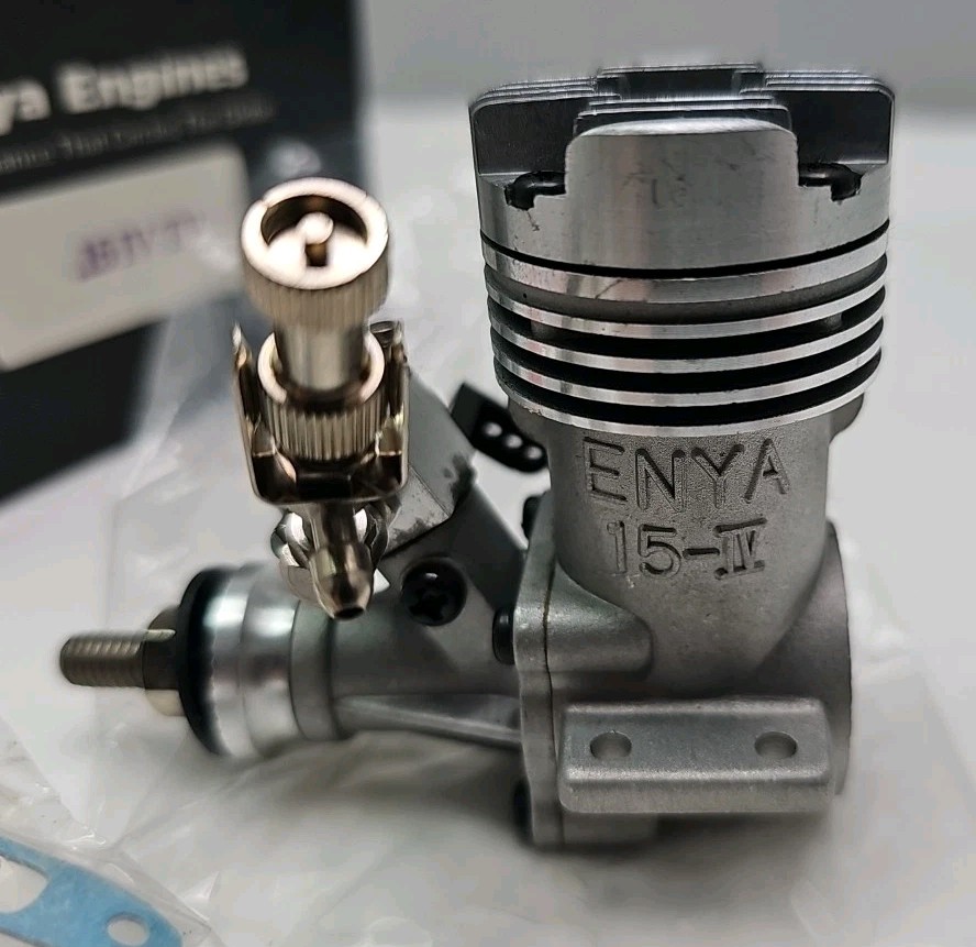 Vintage Enya 15 IV TV R/c Airplane Engine W/muffler NOS for