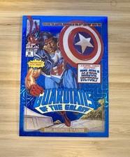 2024 SKybox Marvel Masterpieces 92 Platinum Major Victory Blue Traxx #48-V