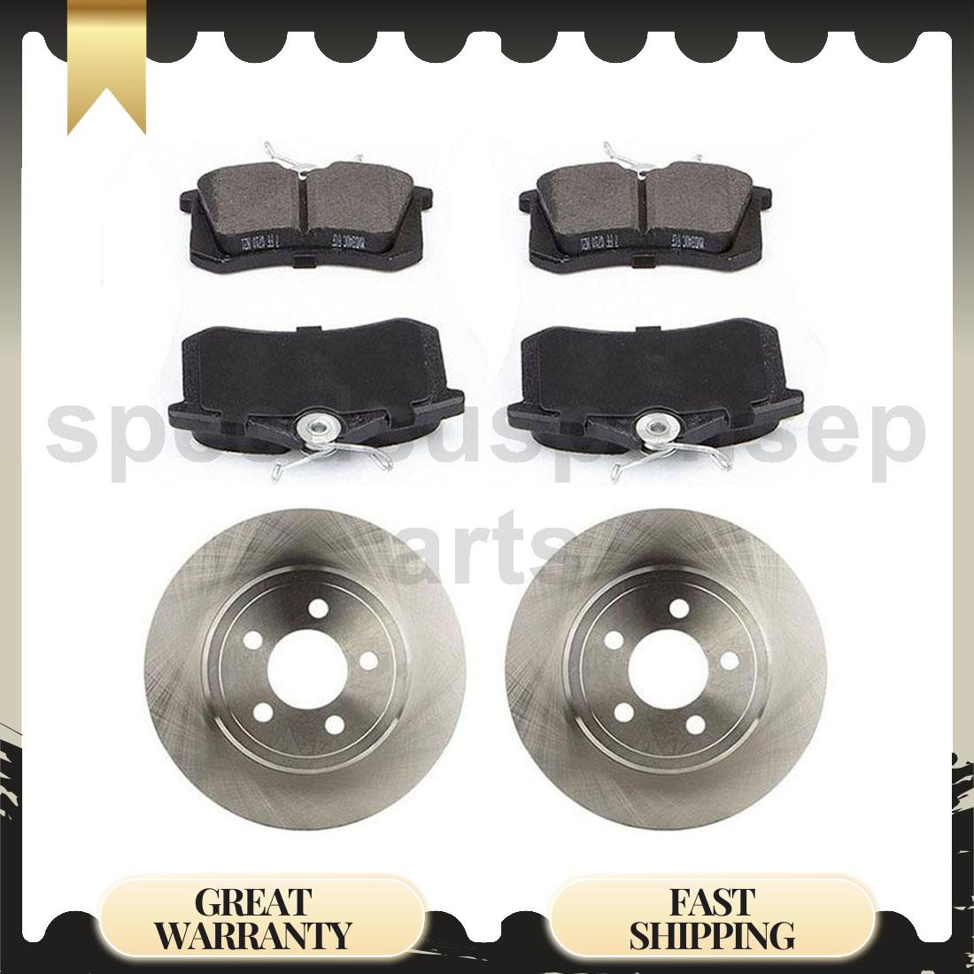 Peugeot 2008 1.6L Rear Brake Disc Rotor and Pads Kit