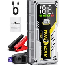 Starthilfe Powerbank 6000A Auto Jump Starter 12V Benzin Diesel USB LED Tasche...