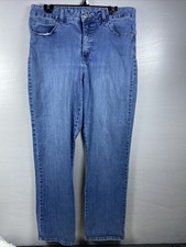 Lee Perfect Fit 1889 Women s Jeans Straight Leg Mid Rise Sz 16 Medium