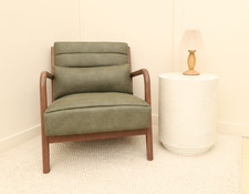 Cencrete Effect Round Side Table (ww00082)