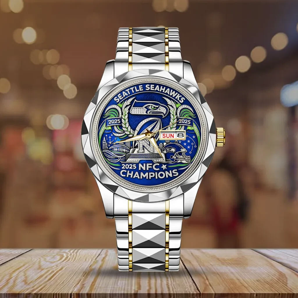Seahawks 2025 Champions Alloy Quartz Watch