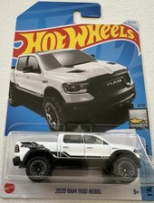 2024 Hot Wheels 2020 RAM 1500 Rebel White, 3/10 Factory Fresh, 24/250