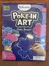 Skillmatics Poke-in Art - Flower Bouquet Mess-Free Fun...crafts Floral New