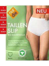 Nur Die Damen Slip Unterhose Unterwäsche Taillenslip Gots Biobaumwolle Panty