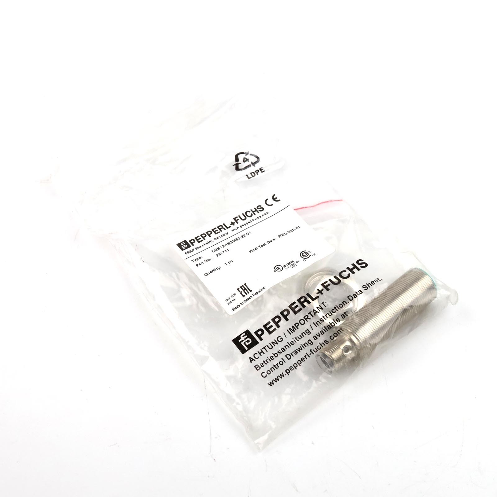 Pepperl+Fuchs induktiver Sensor NEB12-18GM50-E2-V1 231731 OVP
