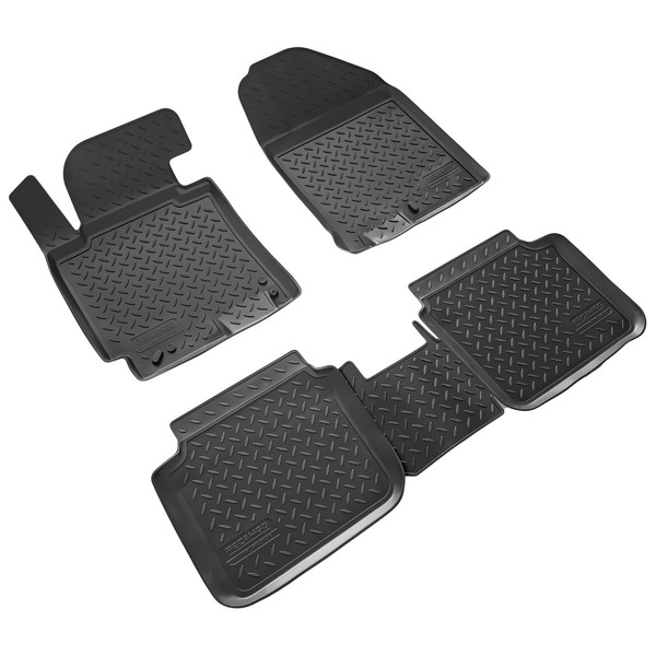 3D Gummi Fussmatten Passend FüR Hyundai Elantra | MD | BJ 2010-2018 | Passgenau-image