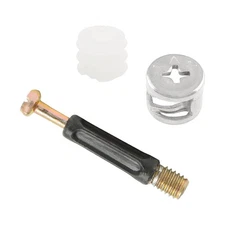 Biaungdo 20 Sets 32mm Cam Fittings with 32mm, Black, Grey, Silver, White 