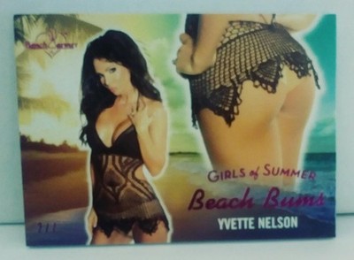 YVETTE NELSON ''BEACH BUMS CARD /7'' BENCHWARMER GIRLS OF SUMMER 2