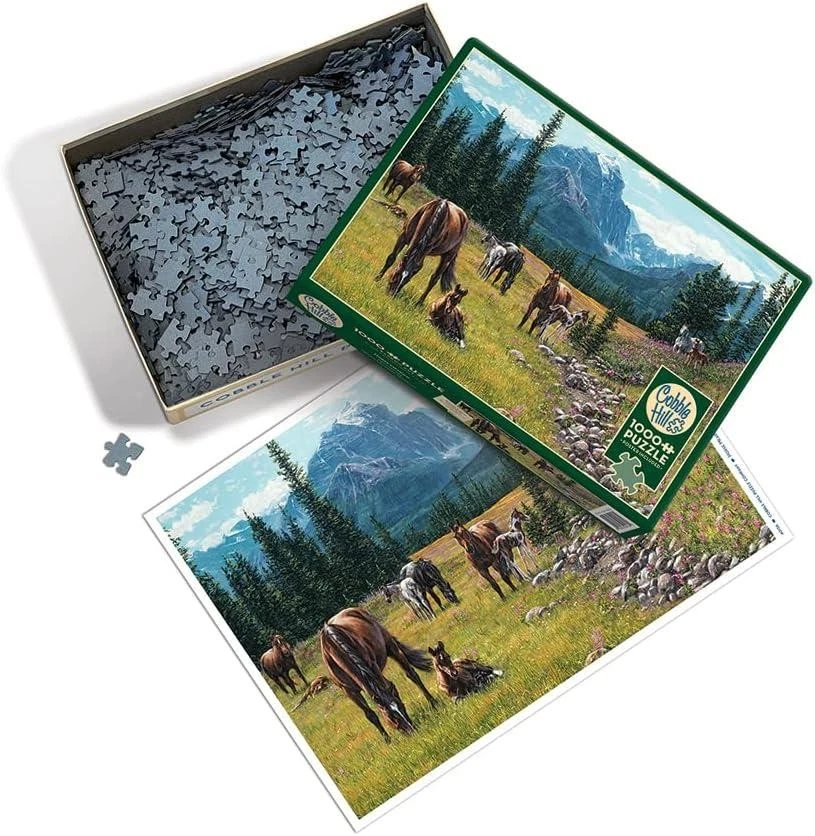 Cobble Hill Horse Meadow Jigsaw Puzzle (1000 Pieces) - Image 3 of 3
