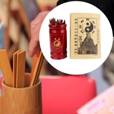 i Ching Chinese Tool Set Yi Jing Props Portable Telling Sticks Kit for Family