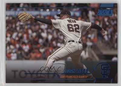 2022 Topps Stadium Club Blue Foil /50 Logan Webb #115 14ez