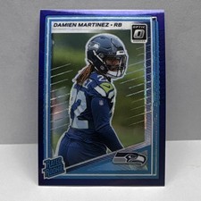 Panini 2025 Donruss Optic Damien Martinez #298 Seahawk Rated Rookie Purple Prizm
