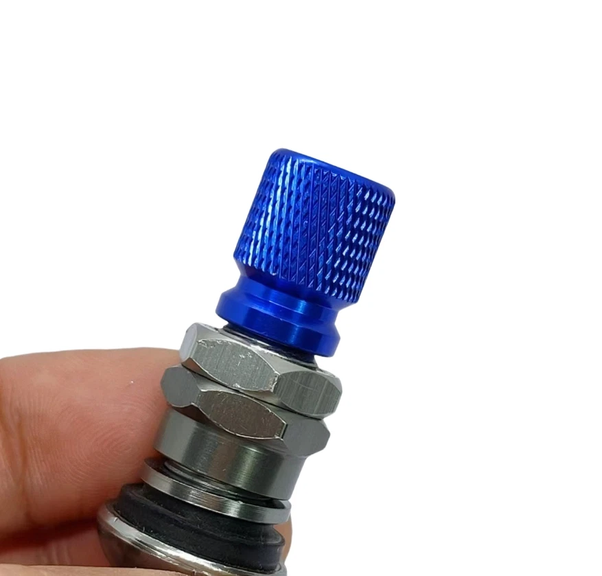 2 PIEZAS Accesorios Tapas de Cubierta de Vástago de Válvula de Neumático Ajuste Universal para Harley Series Foto 2 de 4