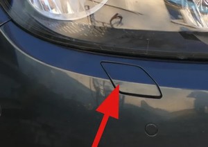 1x Golf 6 5K Scheinwerferreininungsanlage SWR Wischwasser Kappe rechts grau blau