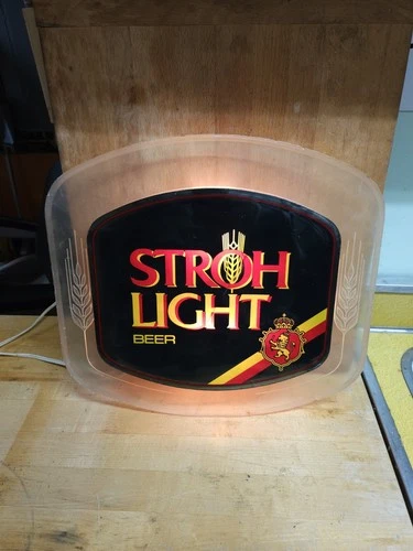 VTG.STROHS LIGHT  BEER SIGN LIGHT