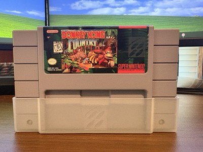 Donkey Kong Country (Super Nintendo SNES, 1994) Cleaned And Tested