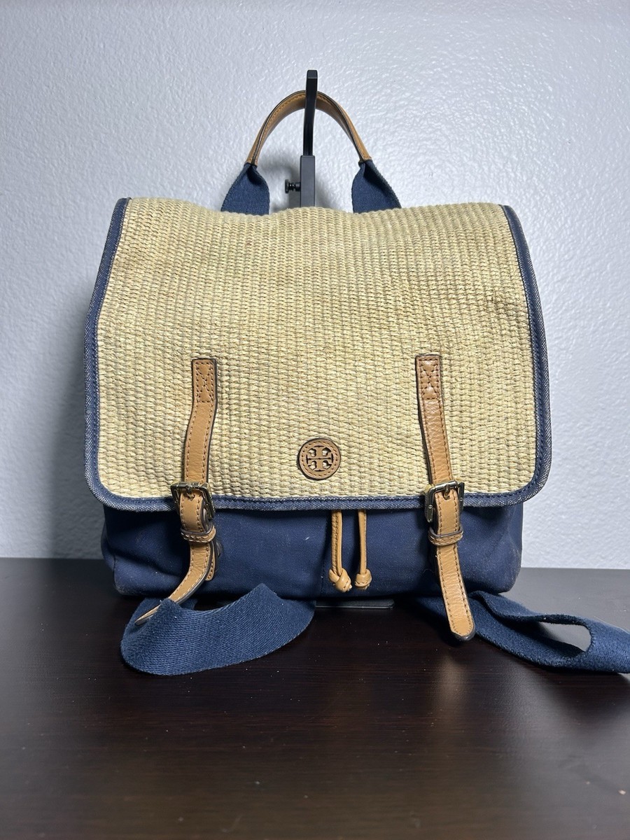 Tory Burch Drawstring Backpack Tory Burch Kira Chevron Drawstring Backpack - Black  main image 4