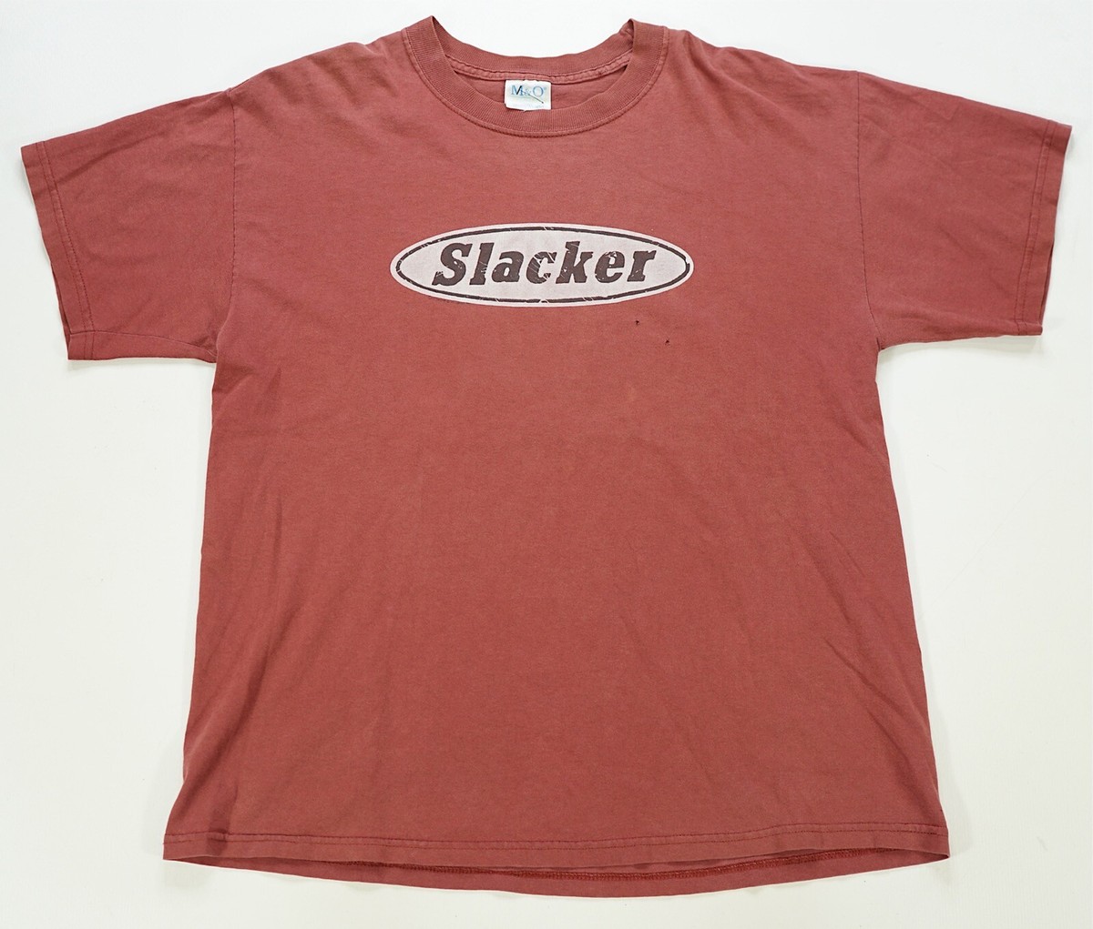 Rare Vintage M&O KNITS Slacker Cool People Drawing T Shirt 90s