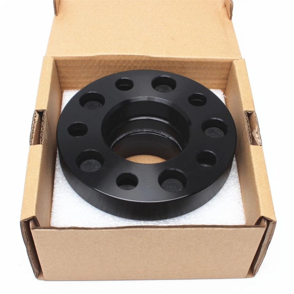 Ford Mustang 2015-2023 5X114,3 espaciadores de rueda cubo centrado negro 14x1,5 perno 1"" Foto 2 de 4