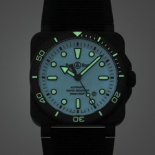 Bell & Ross BR 03 Full Lum Blue Ceramic Automatic Diver - BR03A-D-LM-CE/SRB - 2