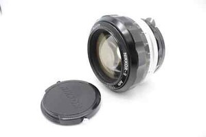 Nikon Nikkor-S Auto 55mm F/1.2 Manual Focus CAMERA LENS with filter + f/ cap a1