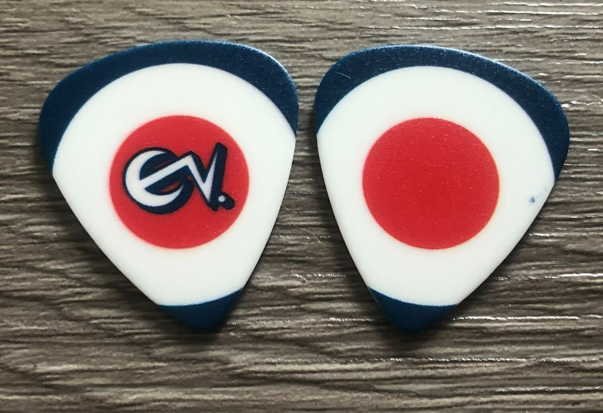 パール・ジャム Pearl Jam ギターピック EDDIE VEDDER PEARL JAM GUITAR PICK EV BULLSEYE w/VIDEO OF