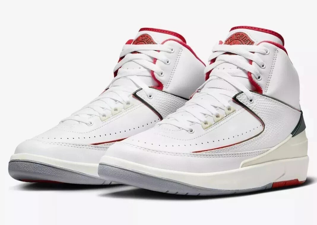 Nike Air Jordan 2 Retro Origins White Fire Red DR8884-101