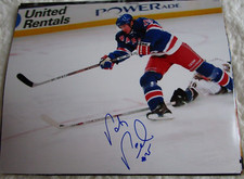 Petr Průcha PETR PRUCHA SIGNED 8x10 GLOSSY PHOTO NEW YORK RANGERS (A)