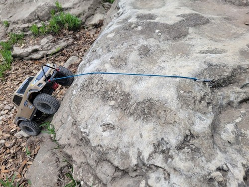 Off-Road 1/10 RC Kinetic Winch Strap for Axial SCX10 Traxxas TRX4 Element RC - Picture 8 of 15