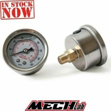 MANOMETRO tester pressione carburante liquido regolatore 1/8npt 11 bar benzina