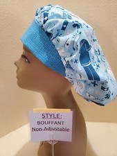 Everything medical Women's Bouffant Surgical Scrub Hat/Cap Handmade