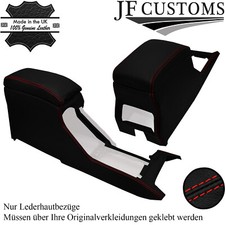 ROT NAHT LEDER MITTELCONSOLE + ARMLEHNE DECKEL F?R MERCEDES G CLASS W463 90-12