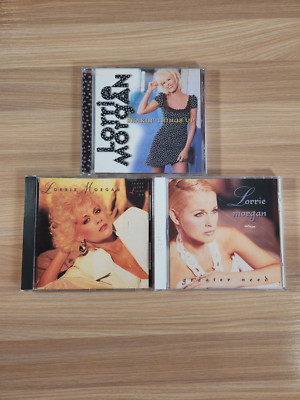 Lorrie Morgan Lot of 3 CDs Greater Need Leave the Light On Shakin' Things Up