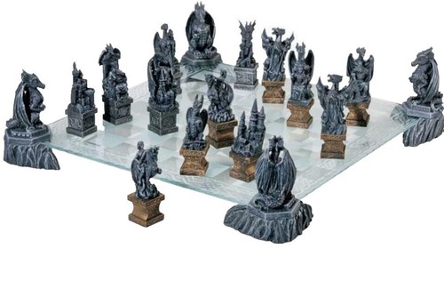 Skyline Chess Acier London Vs New-York - Jeu d'Echecs | Memento Mori