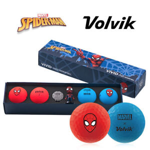 Vovik Golf Sports Vivid Marvel X Spider Man 3D Ball Marker + 4 Balls Set  880929289584 | eBay