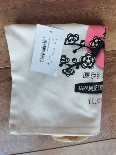 PS By PAUL SMITH Stretch Denim Cotton Tote Bag (BNWT) Off White Handles Shopping - Picture 11 of 11