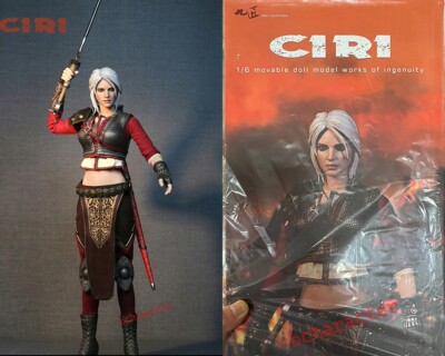 Nine Craftsmen J-002 1/6  Ciri Armored Edition 12in Female Action Figure Model