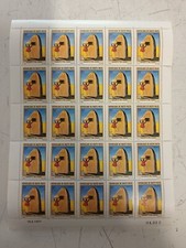 Planche numérotée  de 25 timbres neufs  5 f grenier a mil 1977   Haute Volta