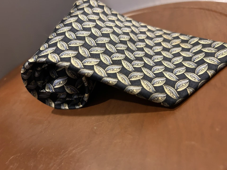 Corbata de cuello para hombre COCKTAIL Collection Gin & Tonic 100 % seda patrón abstracto Foto 4 de 4