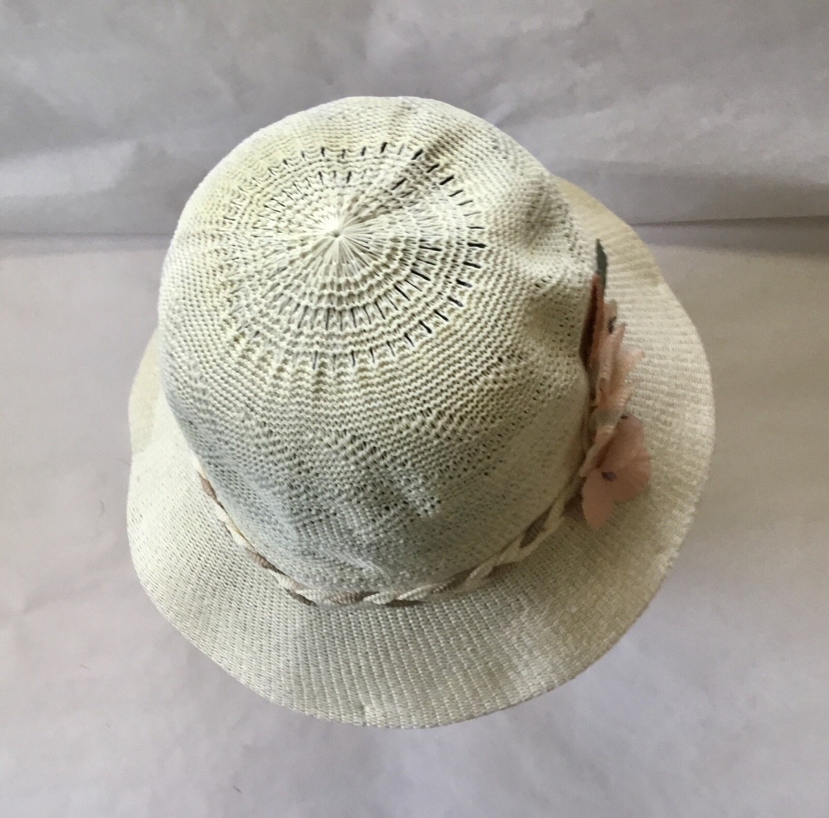 NWOT Bucket Style Sun Hat / Ivory - Cotton - One Size  display picture 3