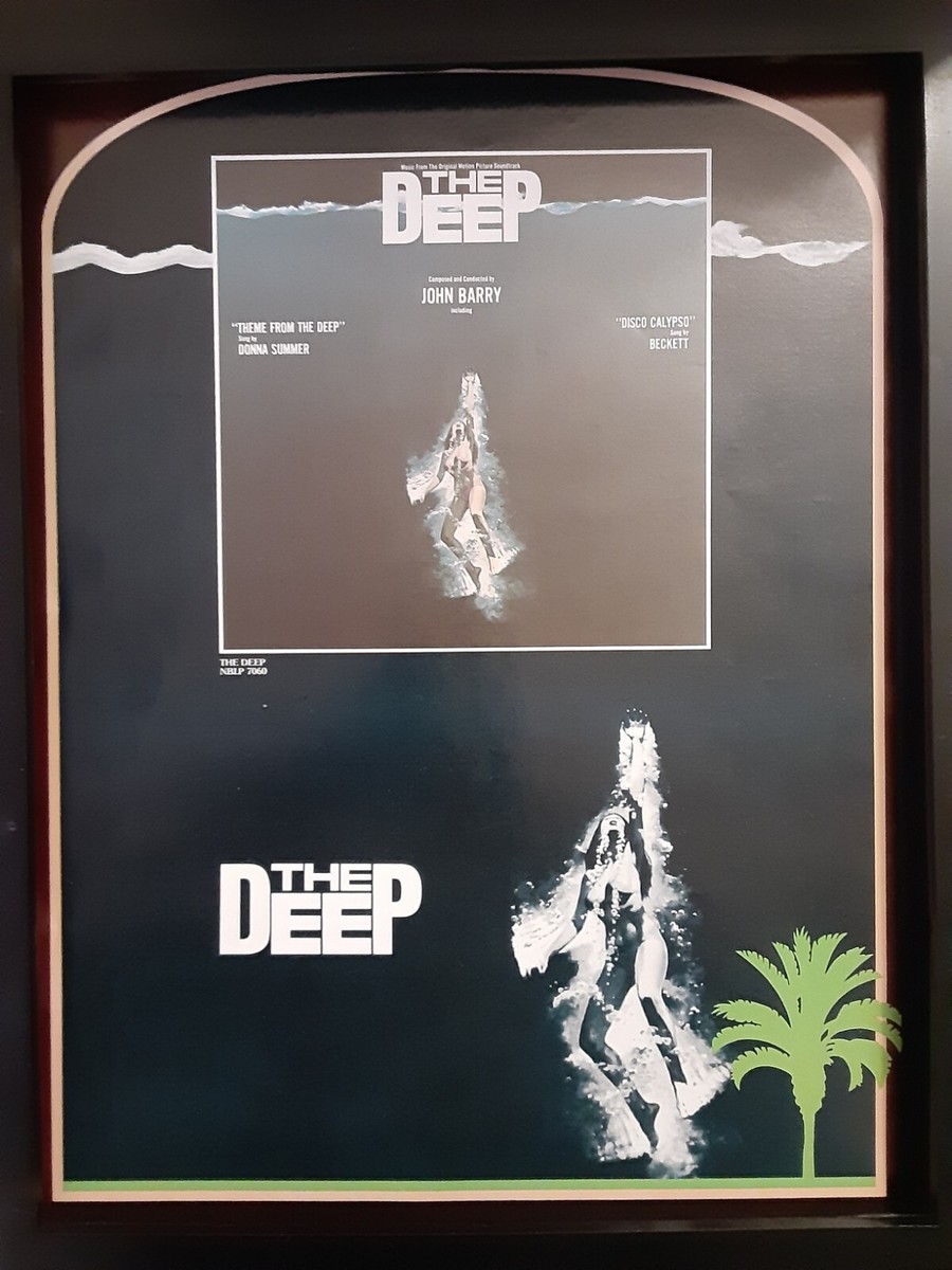The Deep Rare Original Movie Promo Poster Ad Framed! #2 | eBay