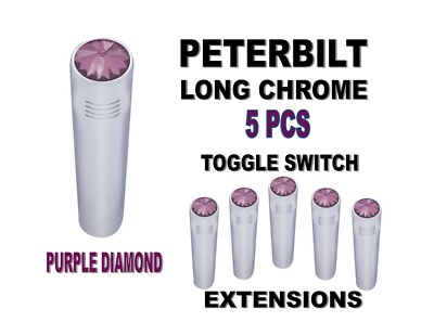 Set/5) For Peterbilt Purple Toggle Switch Extension 2-1/4" Long - Foto 5