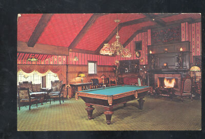 WEST ORANGE NEW JERSEY RODS 1920S ROAD HOUE POOL HALL BILLIARDS N.J. POSTCARD