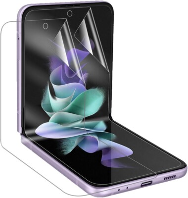 2X Panzerfolie für Samsung Galaxy Z Flip 7 5G Display Hydrogel Schutzfolie Klar