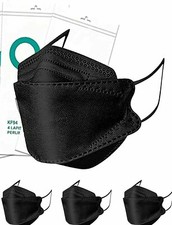 3 of Korea Style KF94 Face Mask Black Made in Korea individual Package 4-layer