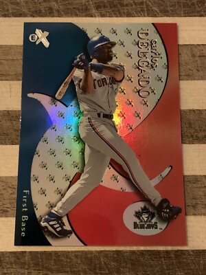 2000 Fleer E-X Baseball Carlos Delgado Card #23