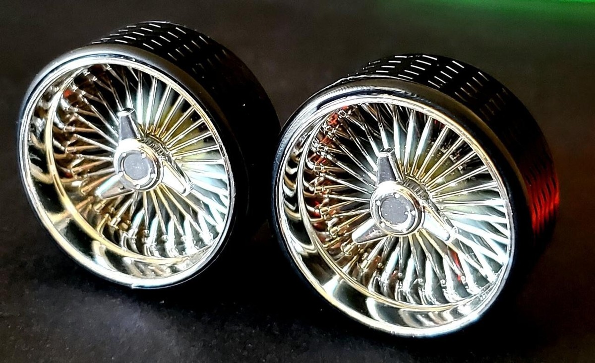 希少hoppin hydros ローライダー HOPPIN HYDROS 1/24-1/18 SUPER SPOKES Zenith 3 Prong Cap