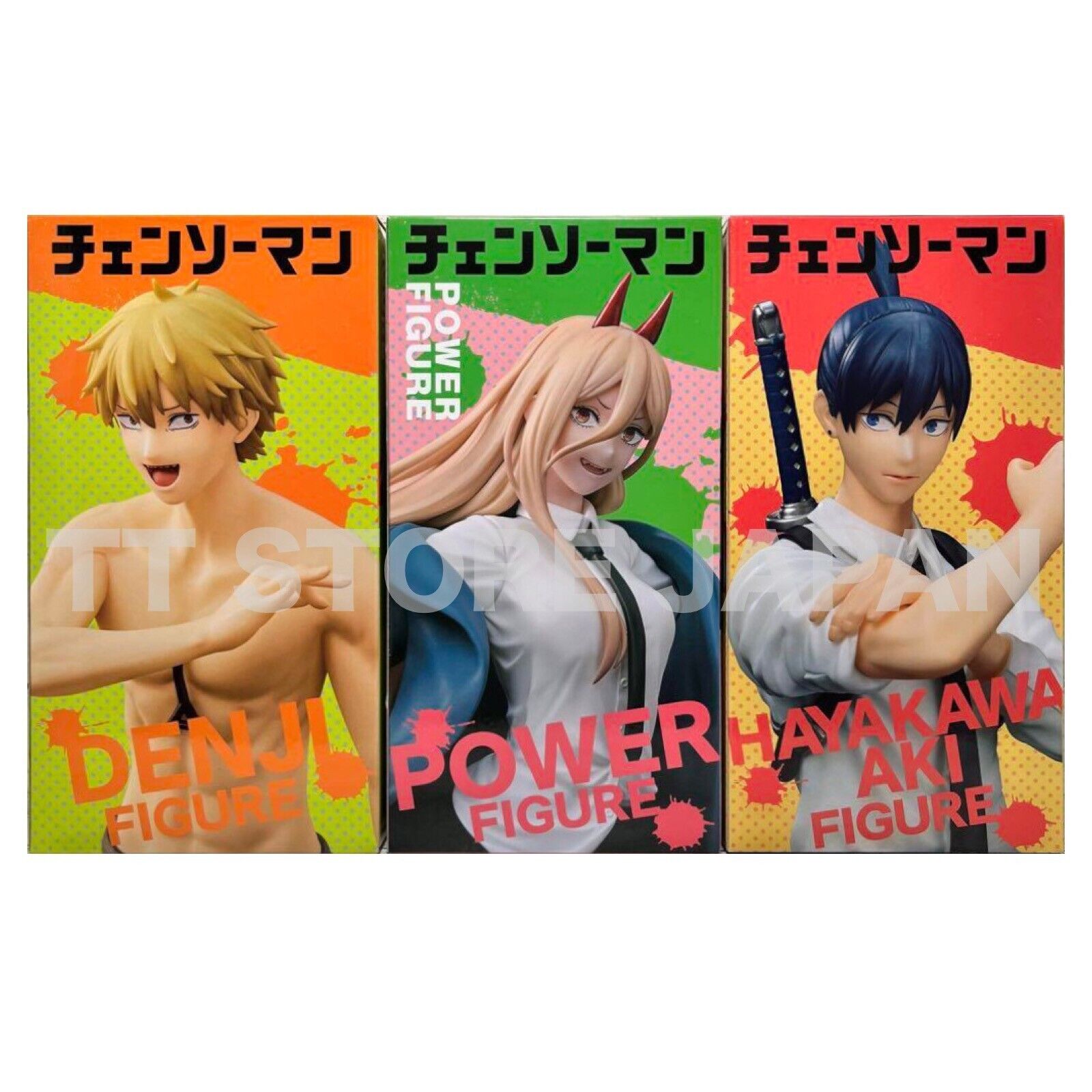 Chainsaw Man Denji Aki Hayakawa Figure Set of 2 Anime Manga Japan